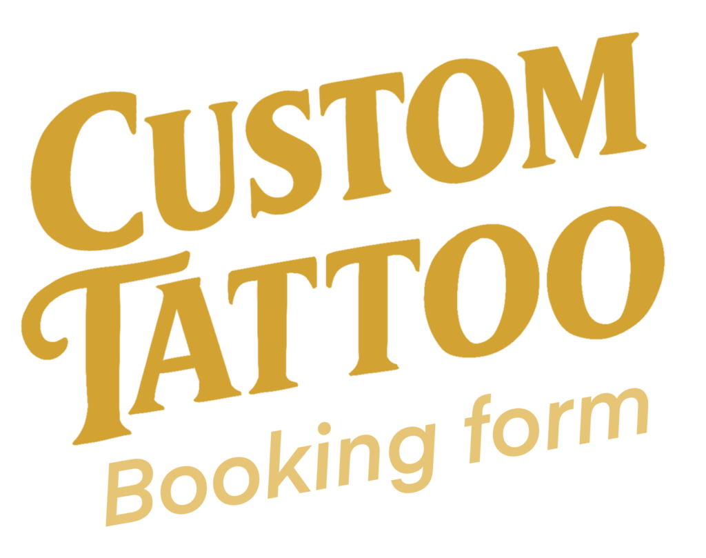 custom tattoo booking form graphic
